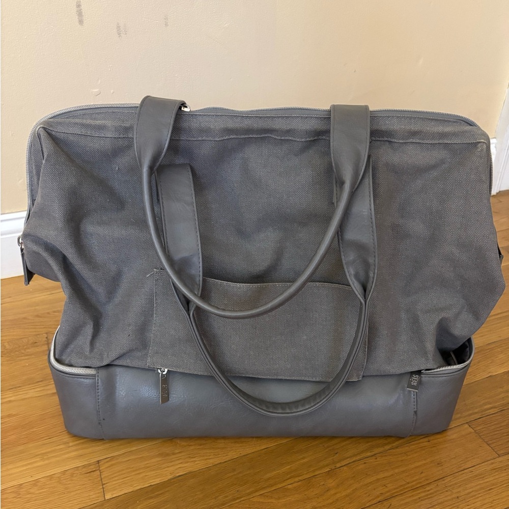 Beis Weekender Bag in Grey - Picture 2 of 7